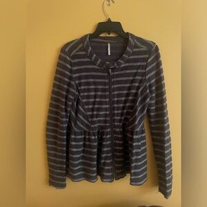 Free People Peplum Coat Size XS GUC Fits up to medium